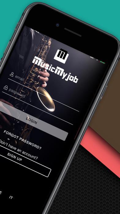 MusicMyJob mobile app screenshot 2