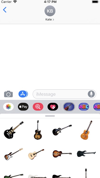 Guitar-Emojis Stickers