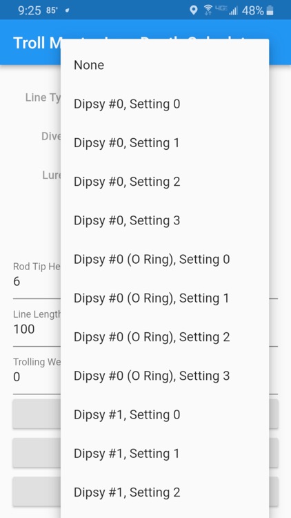 Troll Master Depth Calculator