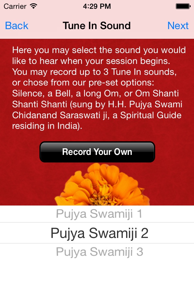 myMeditation screenshot 2