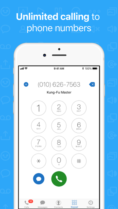 Talkatone: WiFi Text & Calls Screenshot on iOS