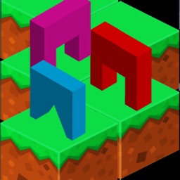 Geometry Pixels Runner Trio