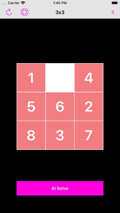 Slide this puzzle with AI