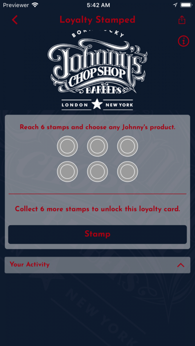 Johnnys Chop Shop Mobile App screenshot 2