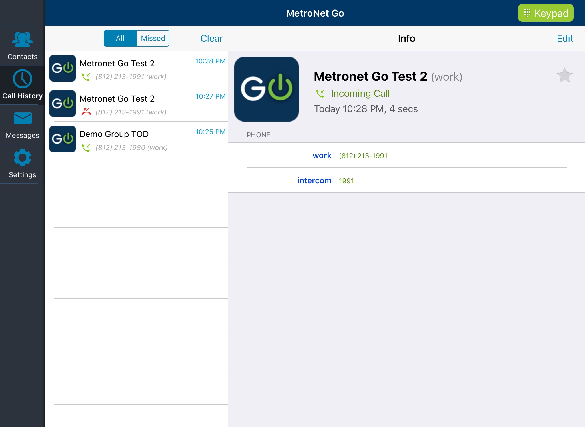 MetroNet Go screenshot 2