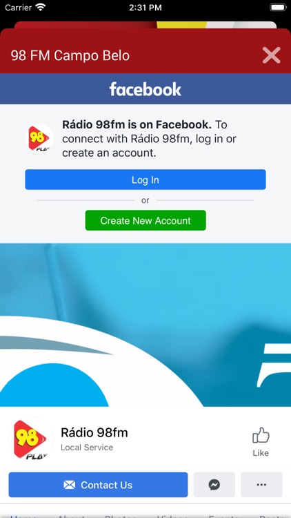 Rádio 98 FM Campo Belo screenshot-3