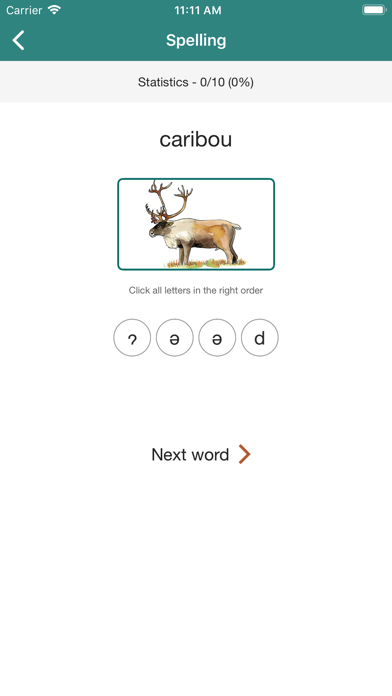 North Slavey Vocab Builder screenshot 2