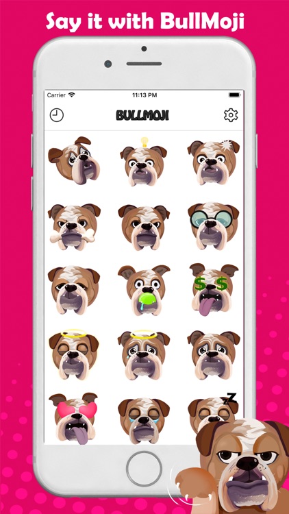 BullMoji for Bulldog Lovers