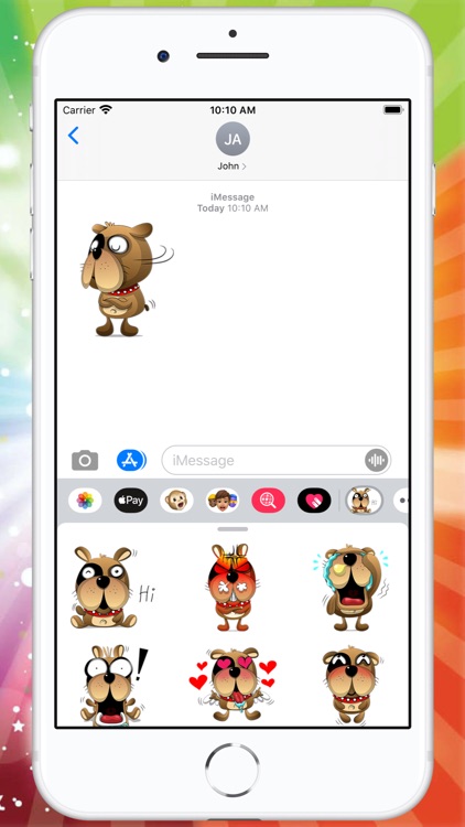 Lazy Dog Sticker screenshot-3