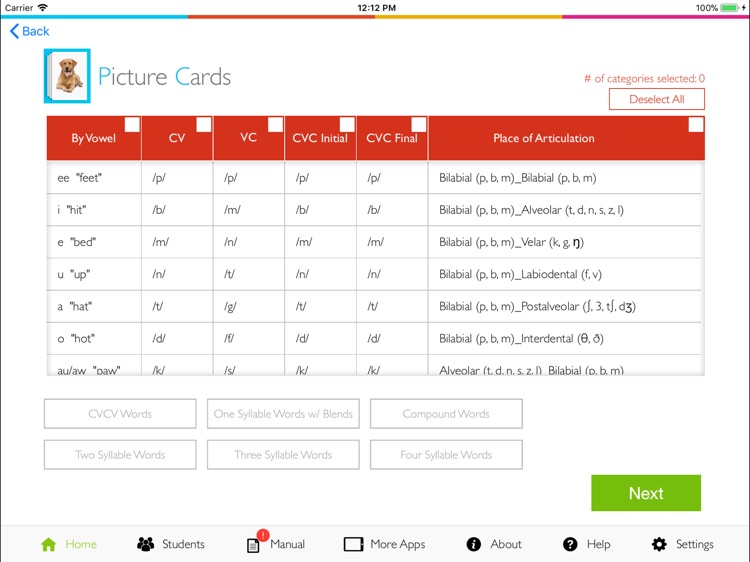 Apraxia Picture Sound Cards screenshot-3