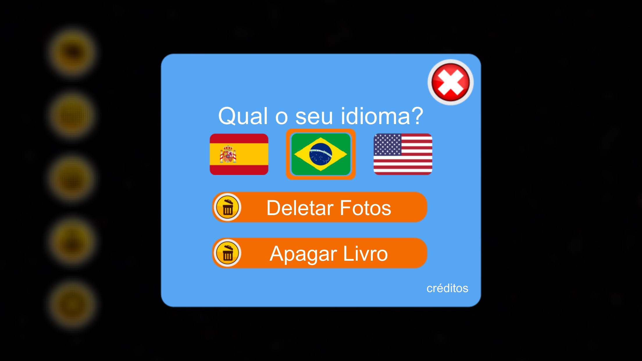 Screenshot do app Animais no Planeta