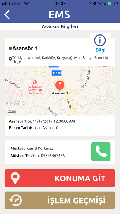 EMS - Asansör Takip Sistemi screenshot 3