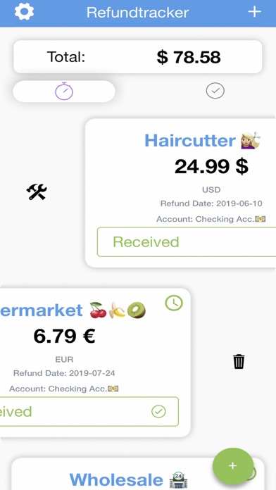 Refundtracker App screenshot 2