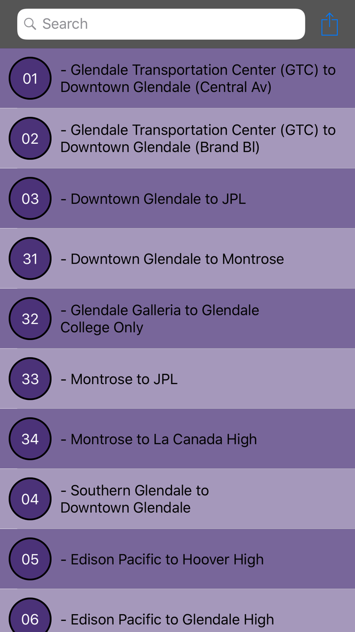 Glendale Beeline Bus