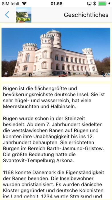 Rügen + Hiddensee Urlaubs App screenshot 2