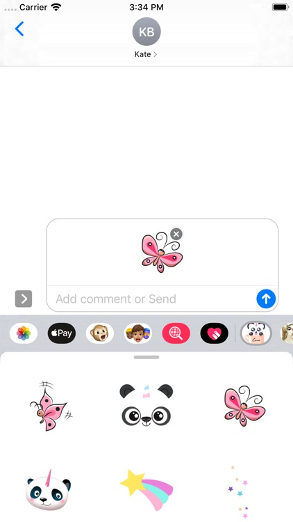 Unicorn Panda Stickers