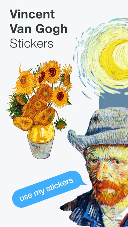 Van Gogh Stickers by Pavel Dubov