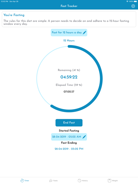 Fasting Tracker - Fast Diet screenshot 3