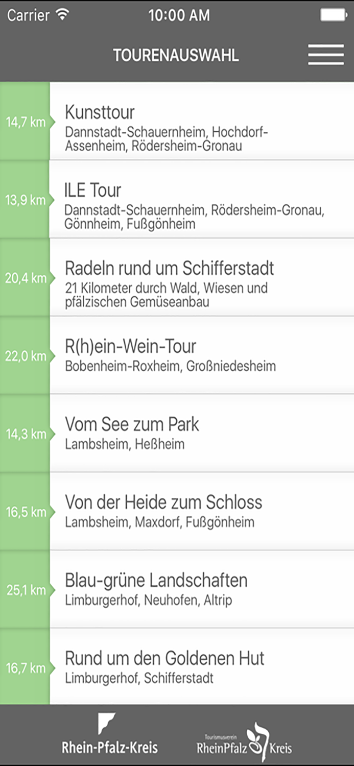 Radtouren Rhein-Pfalz-Kreis
