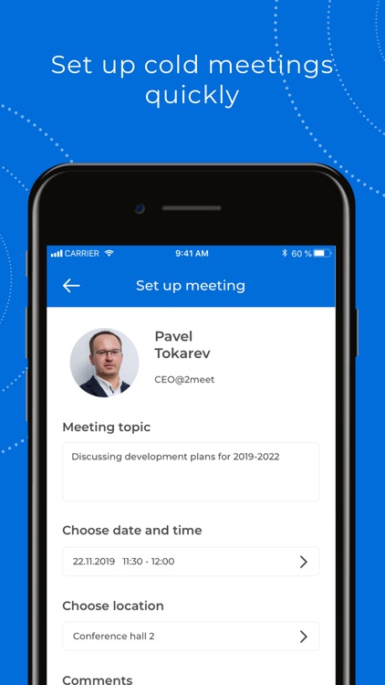 2Meet - business app for event