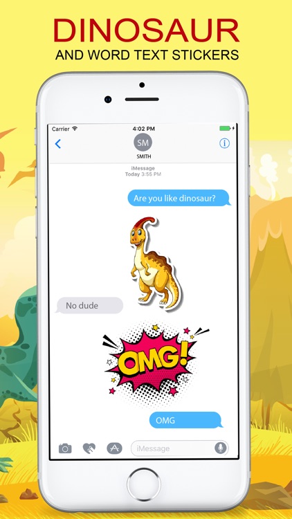 Dinosaur & Text Sticker Emojis screenshot-3