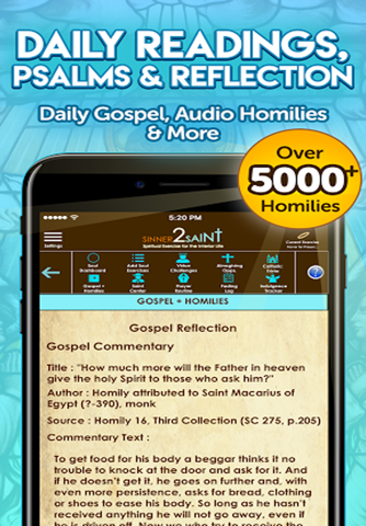 Sinner2Saint Best Catholic App screenshot 3