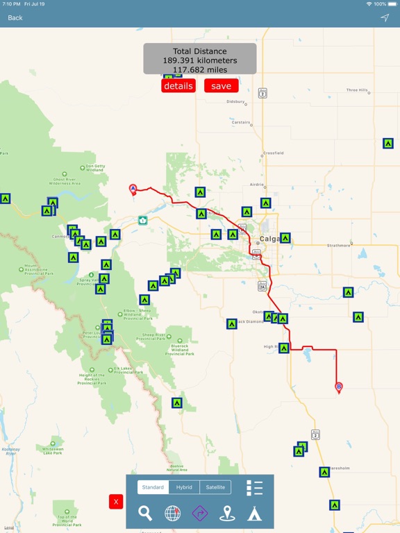 Screenshot #6 pour Alberta Campgrounds & RV's