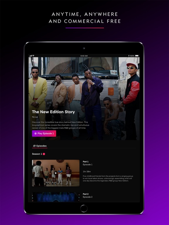 iPad Image of BET+