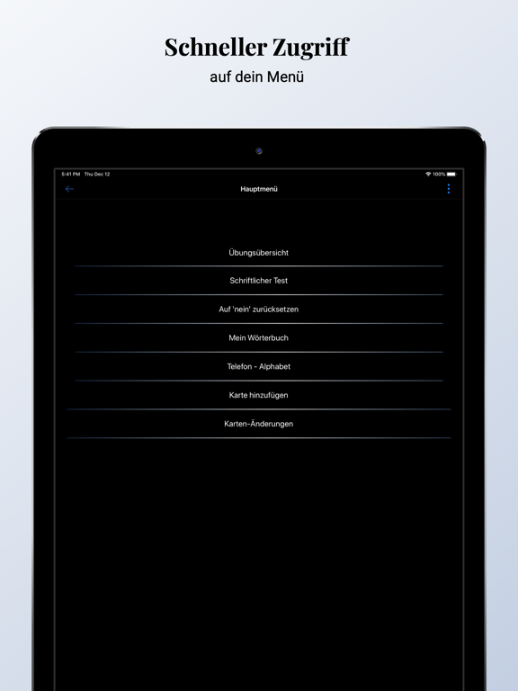 Screenshot #6 pour M&I Vokabeltrainer Italienisch