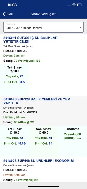 Mersin Üniversitesi Not(圖2)-速報App