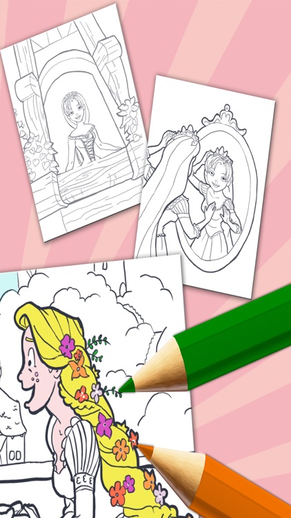 Paint Princess Rapunzel