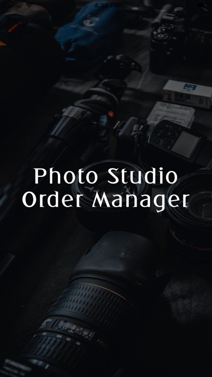 Photo Studio Order Manager