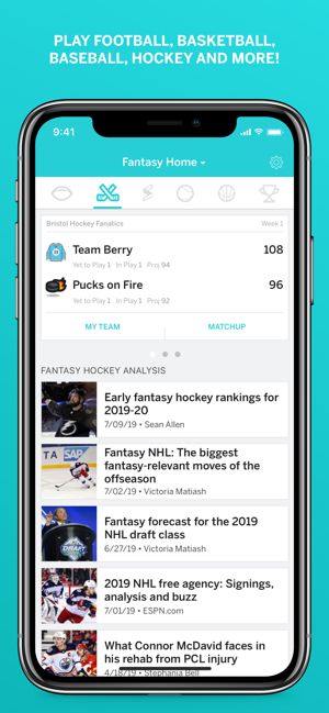 app for tracking offseason fantasy trades yahoo