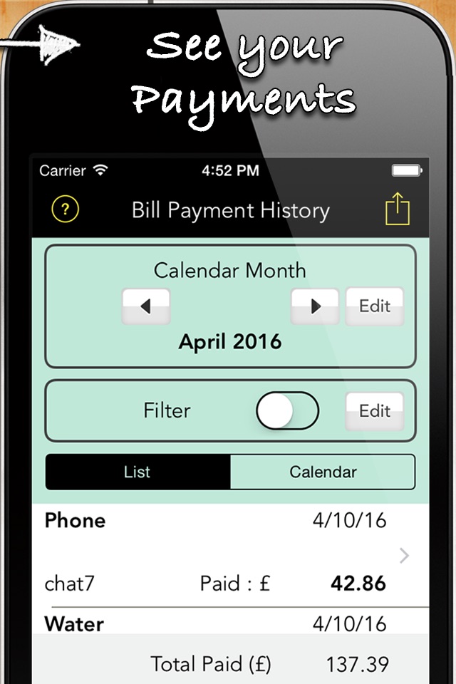 Bill Assistant screenshot 4