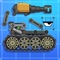 Assemble a more powerful, unique Super Tank by collecting items and upgrades