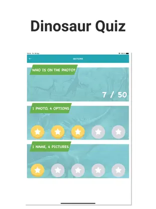 Imágen 1 Dinosaurs - Dino Quiz Games iphone