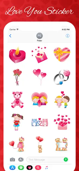 Game screenshot Love & Heart Stickers hack