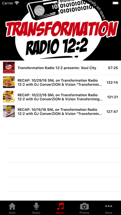 Transformation Radio screenshot 2