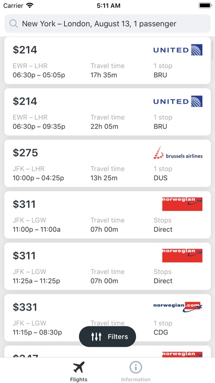 Low Fare Flights