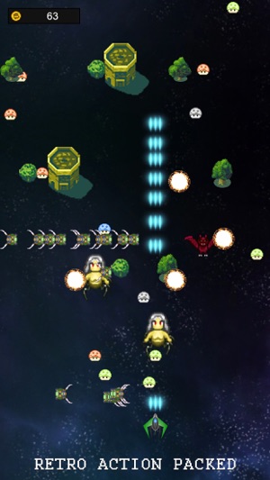 Retro Space Centipede Invaders(圖1)-速報App