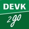 Mit DEVK2go  managst du deine Versicherungen einfach und bequem per App oder am PC: 