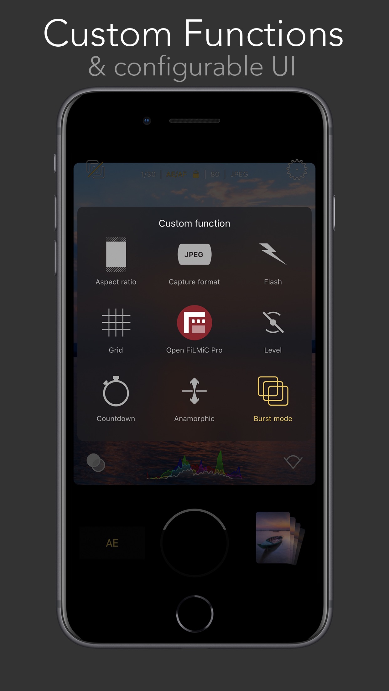 Screenshot do app FiLMiC Firstlight: App de foto