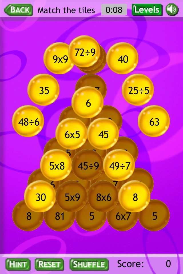 Match-Up Multiplication screenshot 2