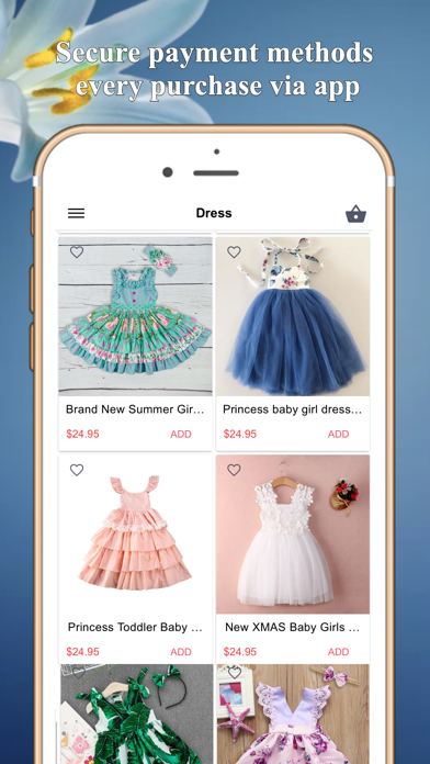 Cheap baby clothing shopping screenshot 2