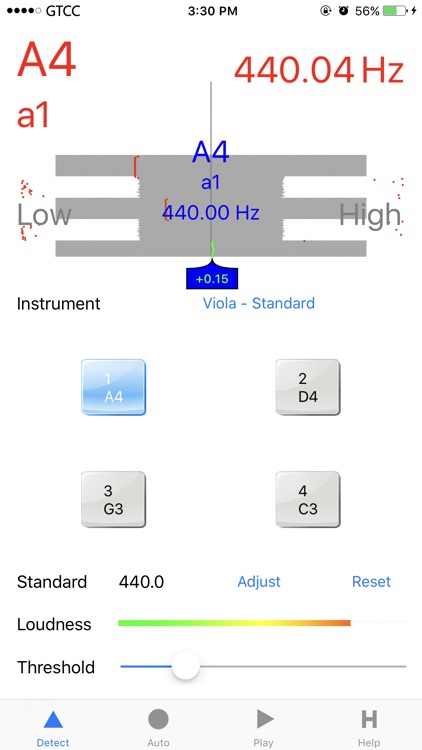 Accurate Viola Tuner