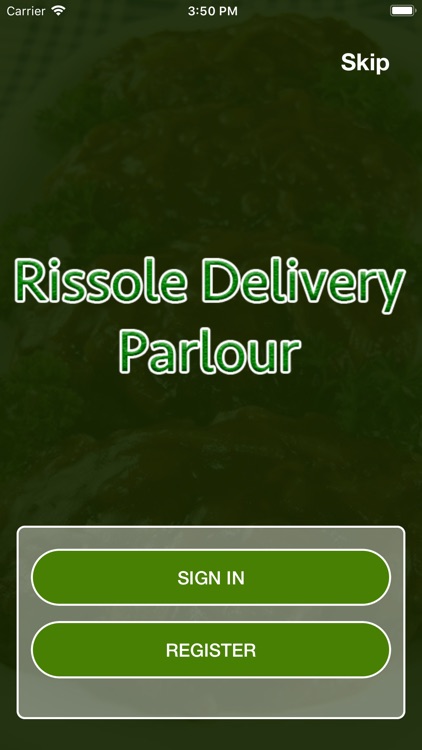 Rissole Delivery Parlour