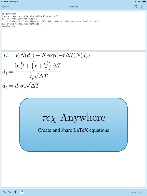 Screenshot #4 pour TeX Anywhere
