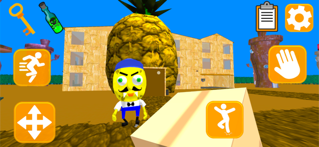 Sponge Neighbor Escape 3D