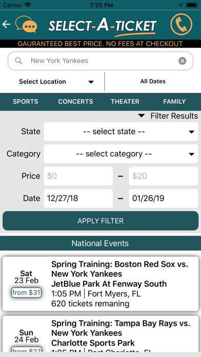 How to cancel & delete Select-A-Ticket from iphone & ipad 4