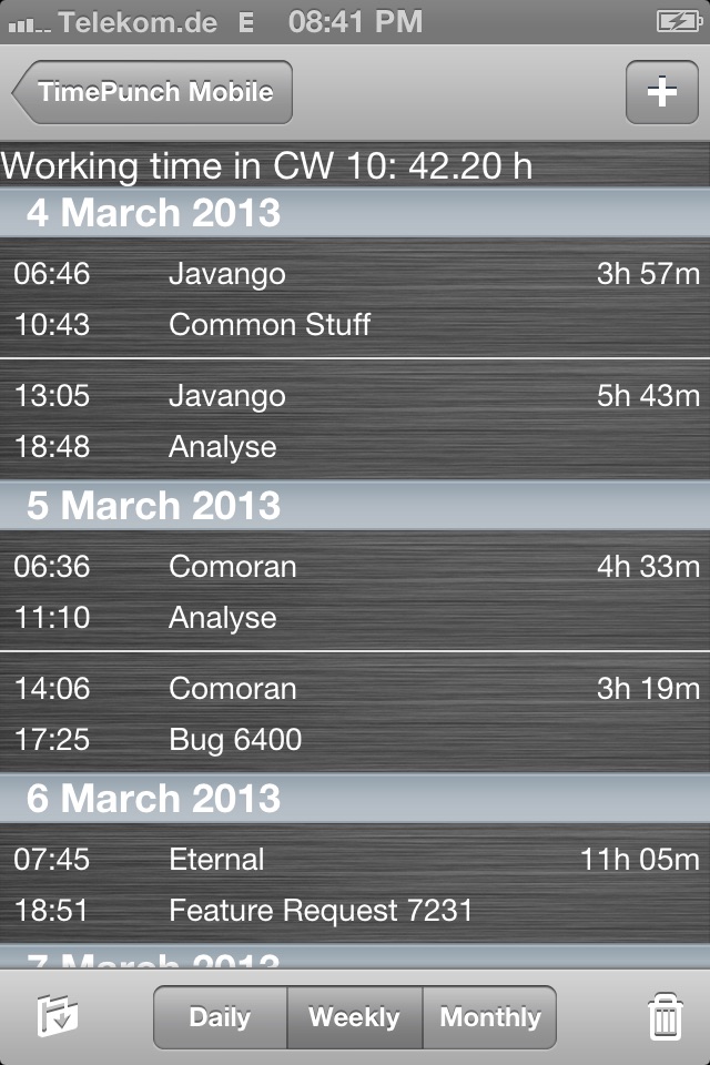 TimePunch Mobile screenshot 3